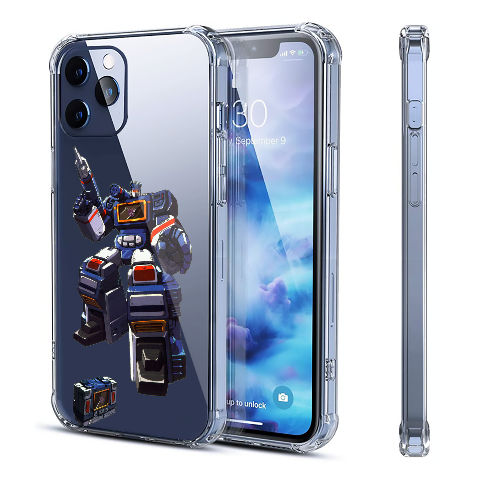 （画像用）  【iPhone 12シリーズ対応】透明スマホケース（クリアソフトケース）